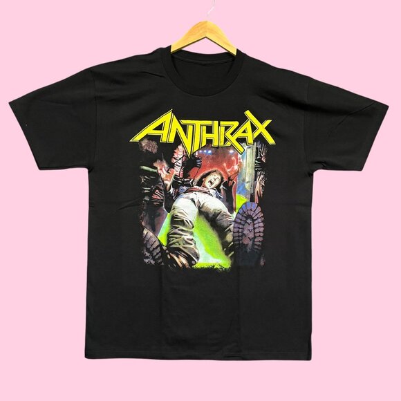 Anthrax Spreading the Disease Thrash Metal Band Tee L - Picture 1 of 4